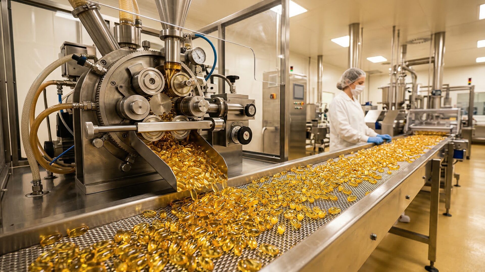 Softgel encapsulation with rotary die technology for oil-based supplements