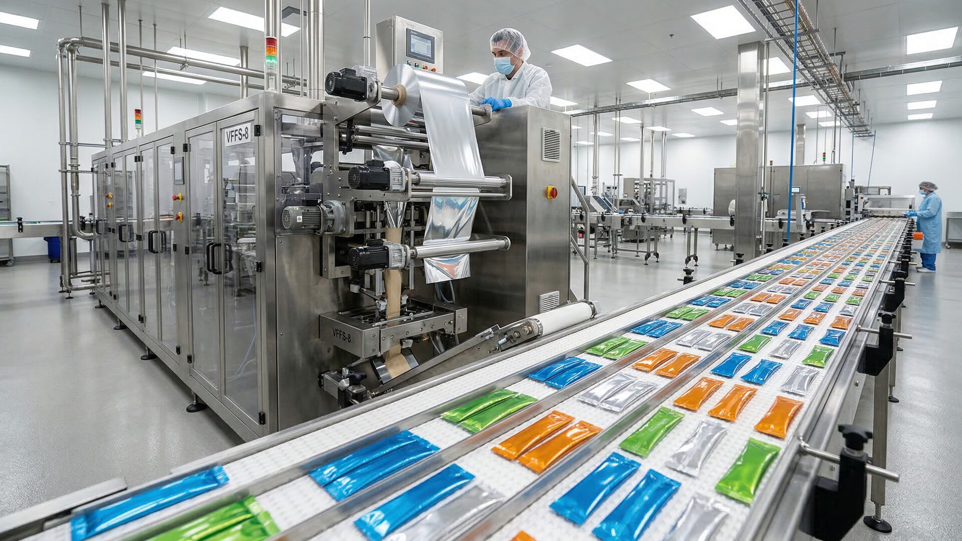 Stick pack and sachet manufacturing with VFFS packaging technology
